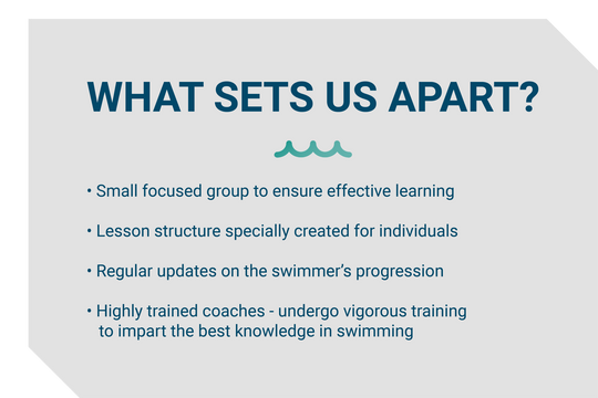 small swimming class, highly trained swim coaches, effective swimming lessons